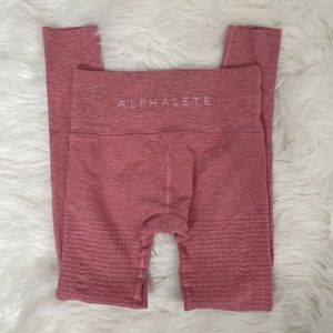 Alphalete pink halo leggings